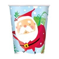 Colorful Santa Cups