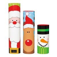 Assorted HO HO HO Christmas Cylinder set