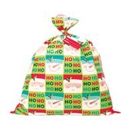 Holly Santa Jumbo Gift Bag