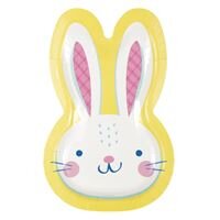 Eggcellent Easter Plates- Bunny Shaped
