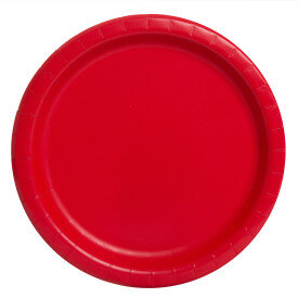 Ruby Red Plates- 7