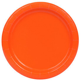 Pumpkin Orange Plates- 9
