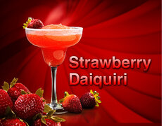 Swirled Ice Strawberry Daiquiri slush mix