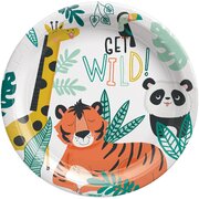 Get Wild Birthday Plates- 9