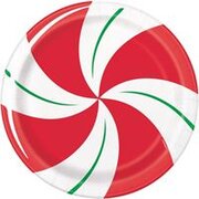 Peppermint Christmas Plates- 9