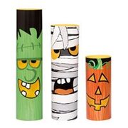Assorted Halloween Monsters Cylinder set