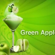 Swirled Ice Green Apple slush mix