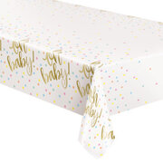 Oh Baby Gold Tablecloth