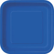 Royal Blue Square Plates- 9