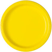 Neon Yellow Plates- 9