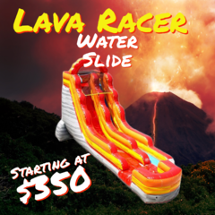 18 ft. Lava Racer Water Slide 