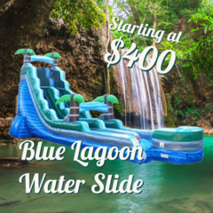 22 ft. Blue Lagoon Water Slide 
