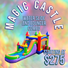 Magic Castle Mega Water Slide and Bouncer Combo 