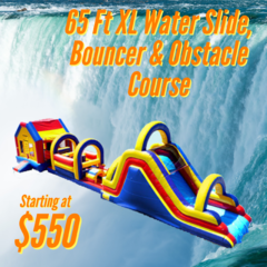65 ft. Extreme XL Water Slide with Bouncer and Obstacle Course