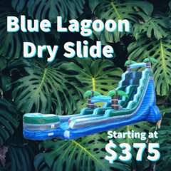 22 ft. Blue Lagoon Dry Slide 