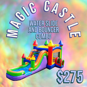 Magic Castle Mega Water Slide and Bouncer Combo 