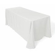 Linen Tablecloth: Solid White Rectangle