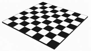24 x 24 Black and White Checkered Dance Floor