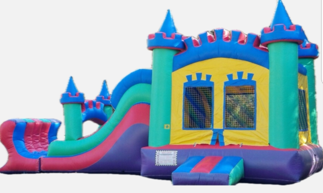 Castle Jump Slide Combo Dry