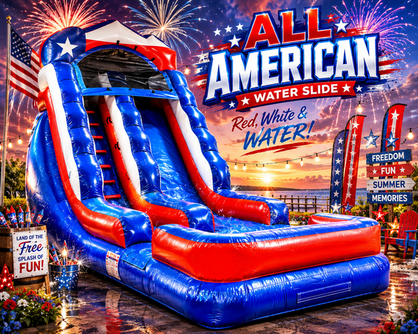 18 FT All American Water Slide