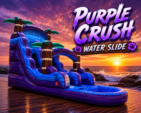 18 FT Purple Crush Water Slide