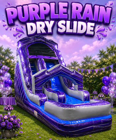 18 FT Purple Rain Dry Slide