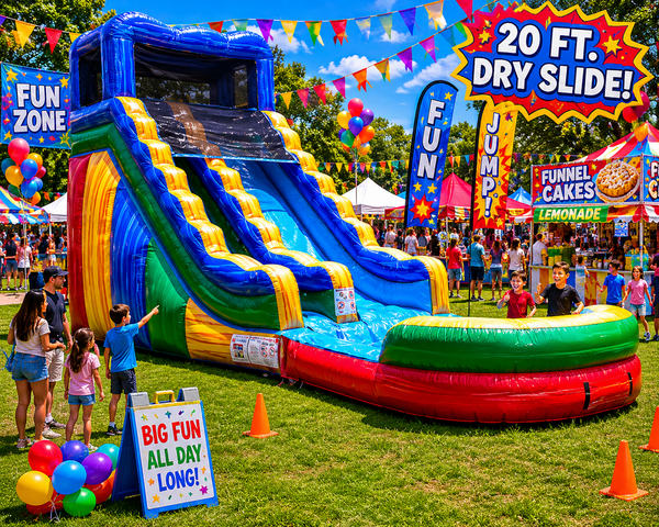 20 FT. Splash Dry Slide