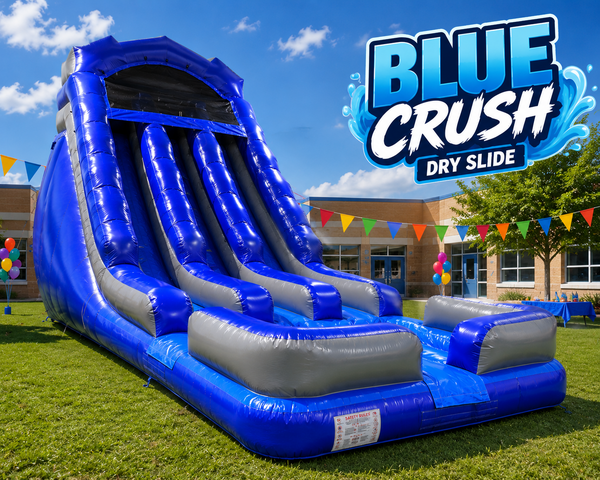 20FT Double Lane Blue Crush DRY SLIDE