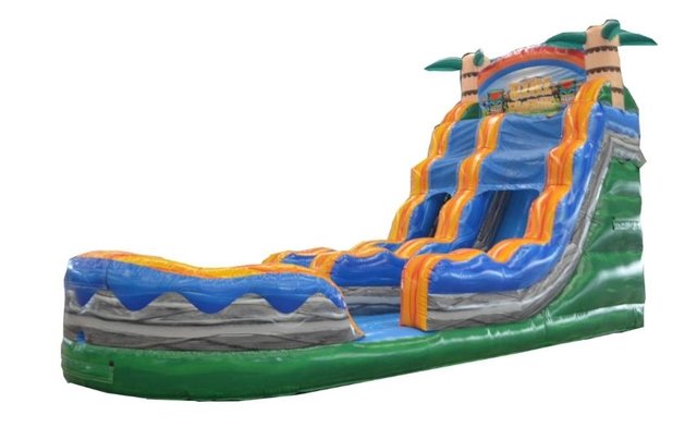 18 FT Tiki Plunge Water Slide