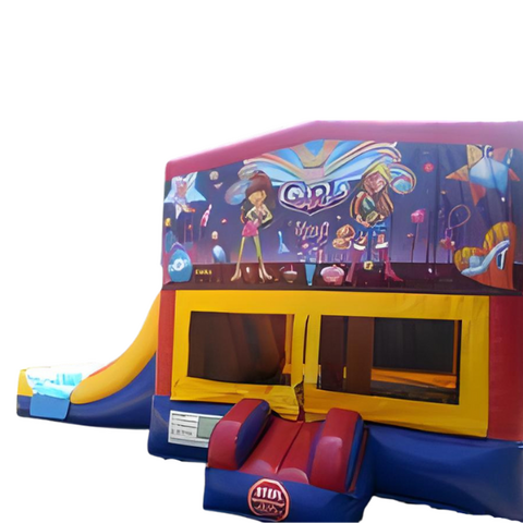 Glamor Girls Bounce House and Slide Combo