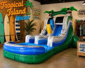 16 FT Tropical Island Water Slide 