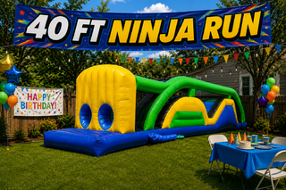 40 FT ninja Run Obstacle Courses