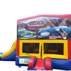 Classic Cars Bounce House and Slide Combo
