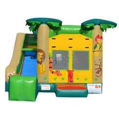 Jungle Paradise Bounce House and Slide Combo
