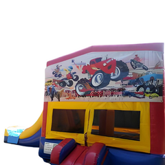 Monster Truck Bounce House and Slide Combo
