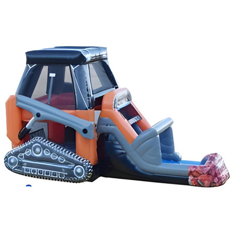 Skid Loader Bounce House and Slide Combo