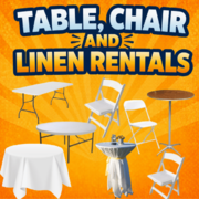 Table, Chair and Table Cover Rentals