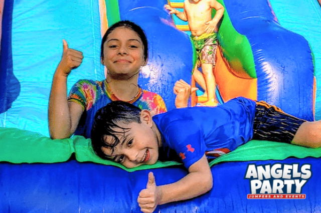 Angels Party Jumpers Delivers Water Slide Fun