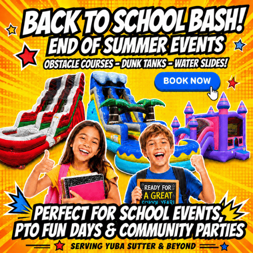 Angels Party Jumpers Now booking Summer 2026 Events!