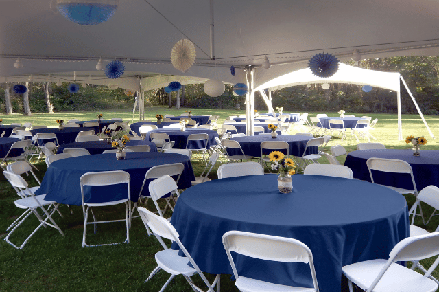 tables and chair rentals in Wheatland, CA