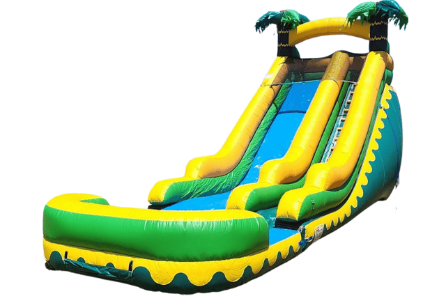 Giant Tropical Splash 21 Foot Water Slide