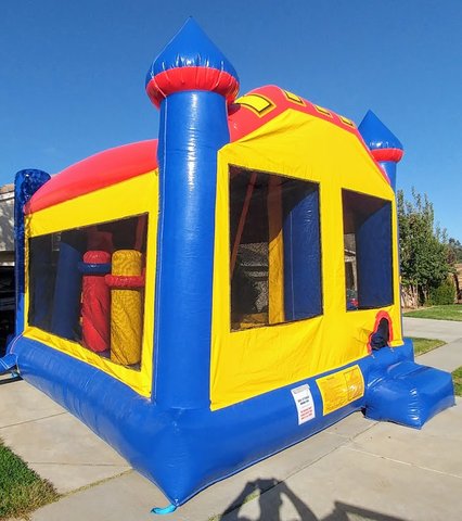 5 in 1 Combo Bounce House Slide Rental | AngelsPartyJumpers.com Yuba ...