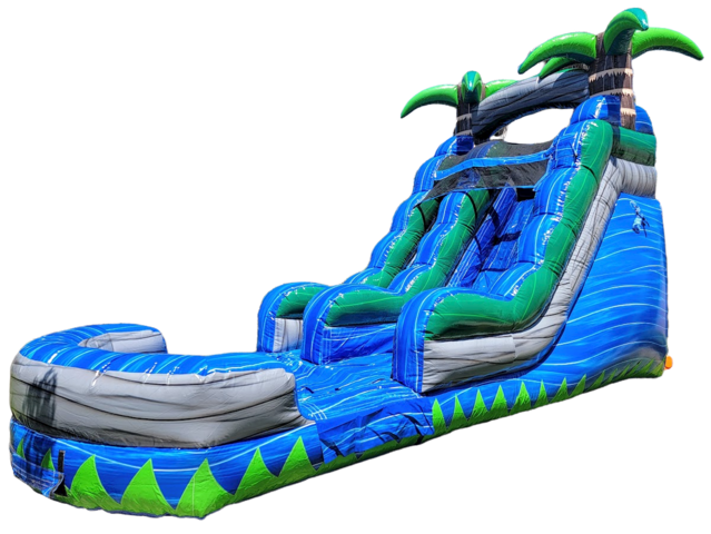 Blue Crush Single Lane Water Slide