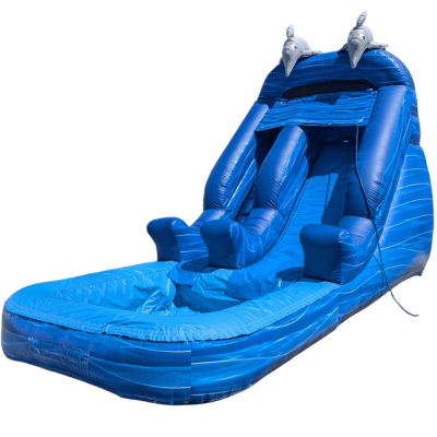 Dolphin Splash Single Lane Water Slide    