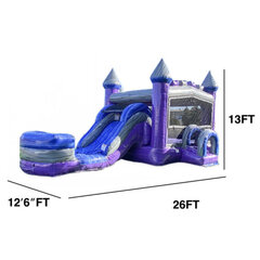 Purplish Bounce and Slide Inflated Landing Dry Use Only