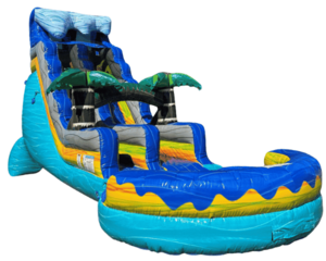 Giant Tropical Wave 20 Foot Water Slide