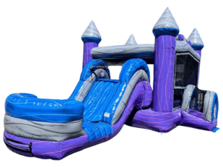 Purplish Bounce and Slide Inflated Landing Dry Use Only