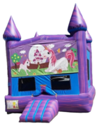 Unicorn pink purple Bounce House