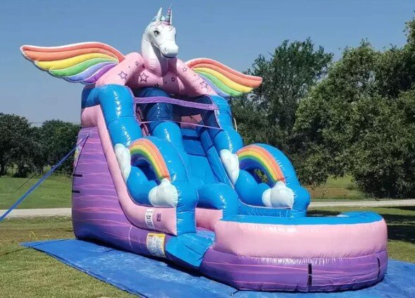 Unicorn Splash 18' Water Slide