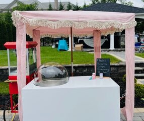 Cotton Candy Bliss Catering  - White Cart